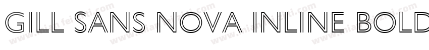 Gill Sans Nova Inline Bold字体转换